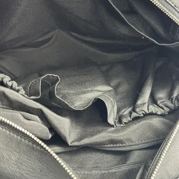 Coach Addison Tote Black Leather Diaper Bag Satchel Shoulder Crossbody F18374 - Picture 12 of 15